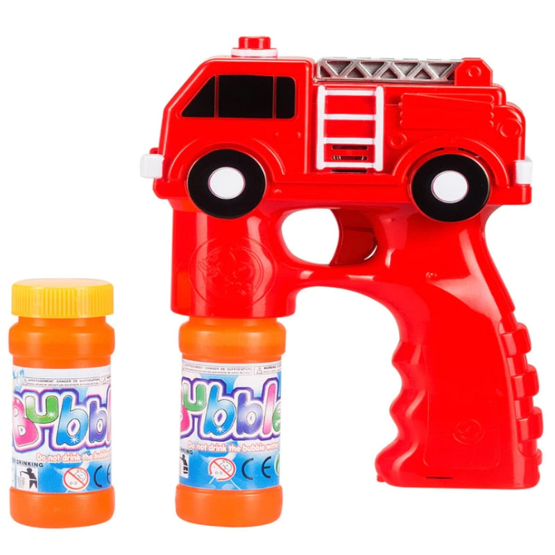 ​Brinquedo Infantil De Bolhas De Sabão Carrinho De Policia E Bombeiro 