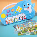 Keyboard Dolphin Pianinho Musical Toys For Children Babies Sending in Assorted Colors-Fast Delivery All Brazil Doca Play