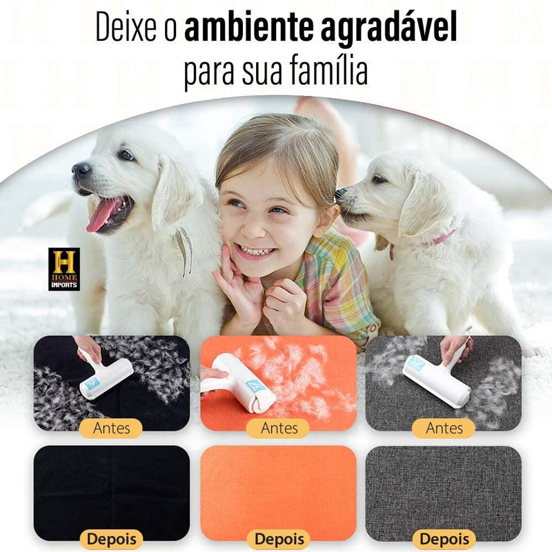Removedor De Pelos Magico Para Pet Gato Cachorro Sofa Cama Roupa Linha Premium - Doca Play