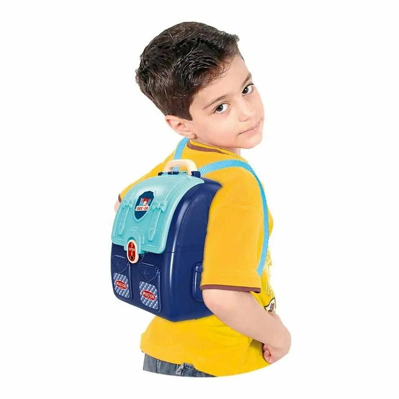 Kit Médico Mochila Infantil Brinquedo Workshop Jr Multikids - Doca Play