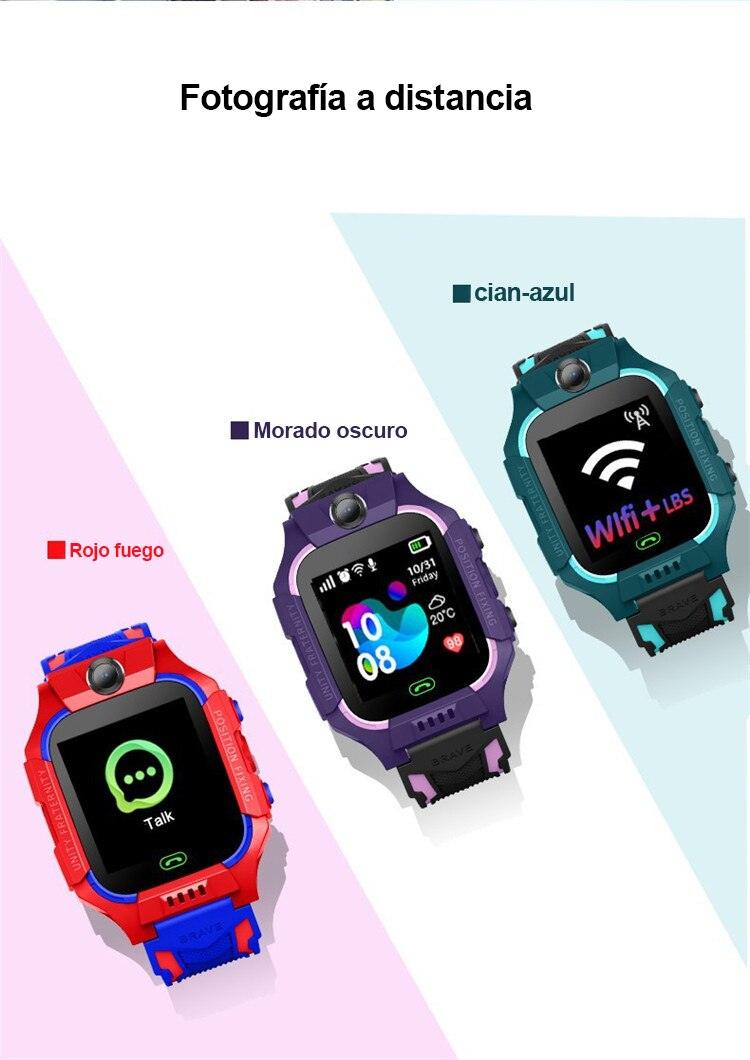 Relógios inteligentes para crianças, Smartwatch infantil com GPS Rastreador Câmera Relógio inteligente à prova d'água com alerta SOS para meninos e meninas com mais de 3 anos - Doca Play