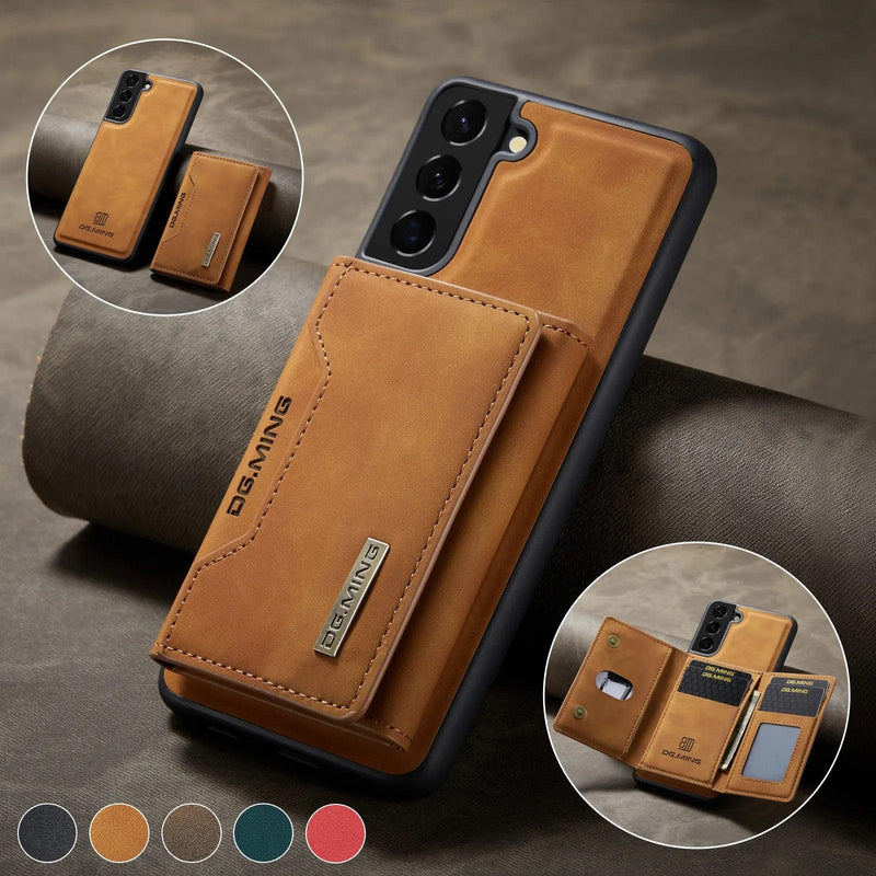 Magnetic Detachable Leather Wallet Case for Samsung Galaxy S23 Ultra S22 S21 Plus S20 FE Note20 A52 A52S A12 A54 A14 Card Holder Doca Play