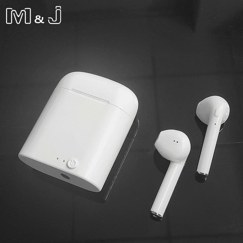 Fone de ouvido i7mini sem fio Bluetooth 5.0 TWS com microfone para iphone Android - docaplay