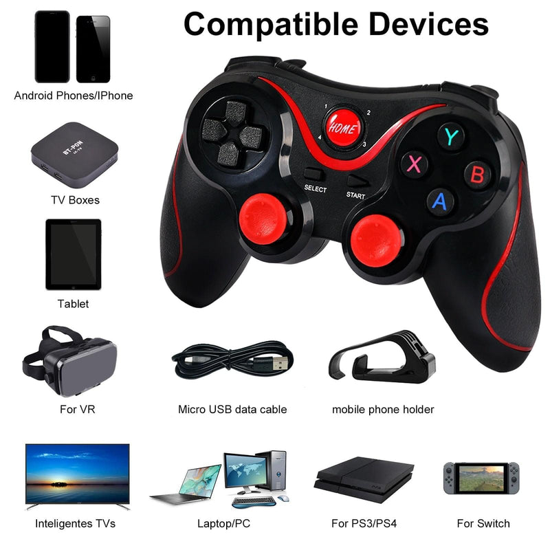 Controle X3 gamepad sem fio Bluetooth diretamente conectado ao sistema Android IOS jogo celular gamepad Bluetooth