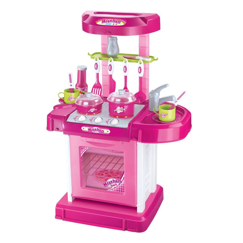 Cozinha Infantil da Princesa Brinquedo C/ Som e Luz Replay Kids - Doca Play