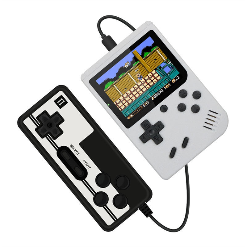 Mini jogo de vídeo portátil sup c/400 jogos + 1 controle para 2 jogadores console cor aleatória - Docaplay