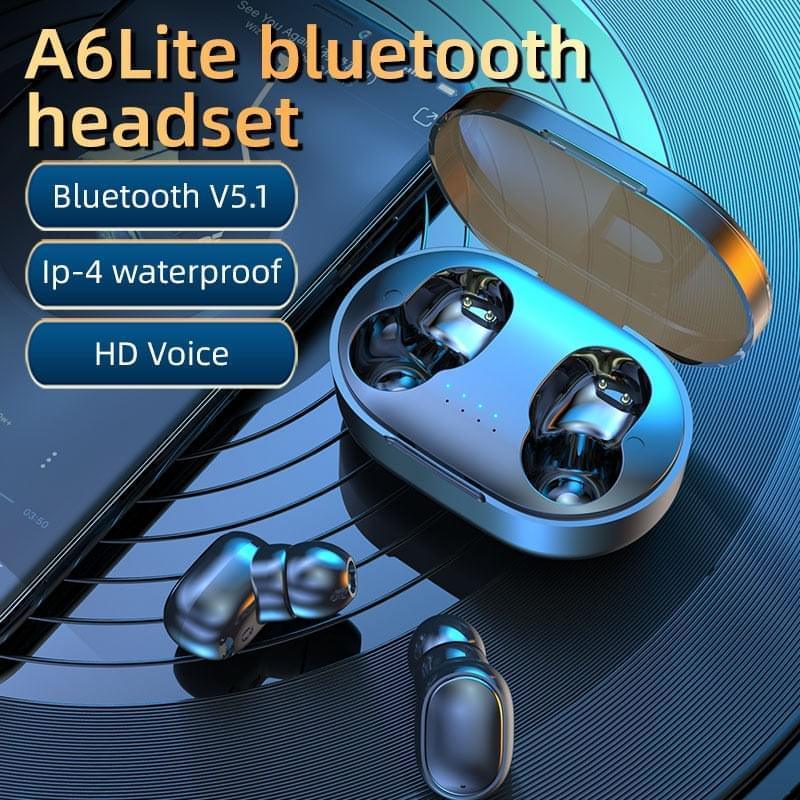 fone de ouvido sem fio hifi 5.1 bluetooth ipx4 verdadeiro esporte sem fio fone de ouvido com cabine de carregamento portátil - docaplay