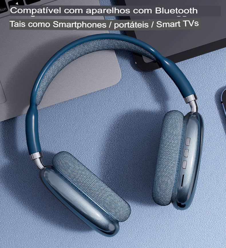 Fone de Ouvido sem fio AirPods Max TWS Bluetooth 5.0 Wireless Headphone P9