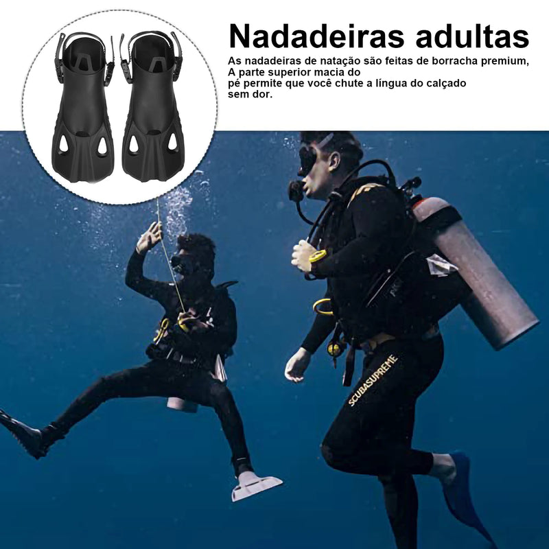 Professional Scuba Diving Fins Adult Kid Adjustable Swimming Shoes Silicone Long Submersible Snorkeling Diving Flippers Doca Play
