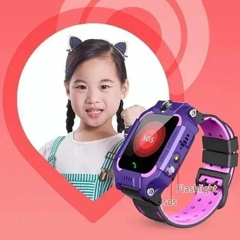 Relógios inteligentes para crianças, Smartwatch infantil com GPS Rastreador Câmera Relógio inteligente à prova d'água com alerta SOS para meninos e meninas com mais de 3 anos - Doca Play