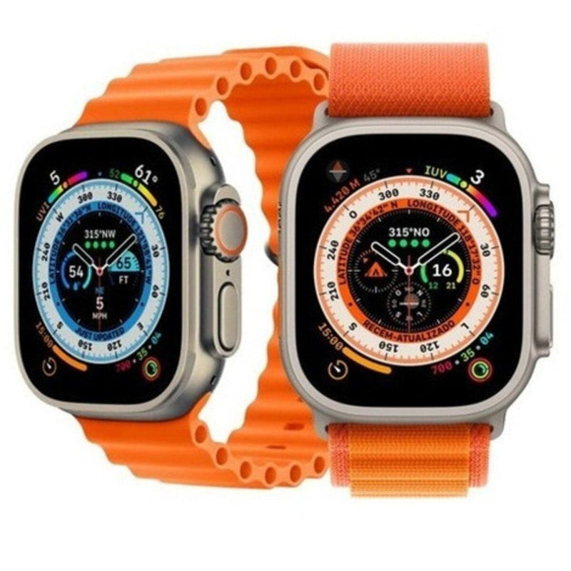 Relógio Smartwatch W68 Ultra Max Series 8 Nfc Tela 2,0 Original - Doca Play