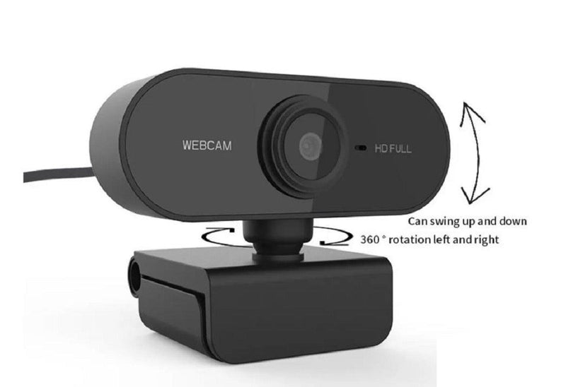 Webcam 1080p Full Hd Câmera Computador Microfone W18 Video Chamada Reunião Home Office Streamer Youtuber - Doca Play