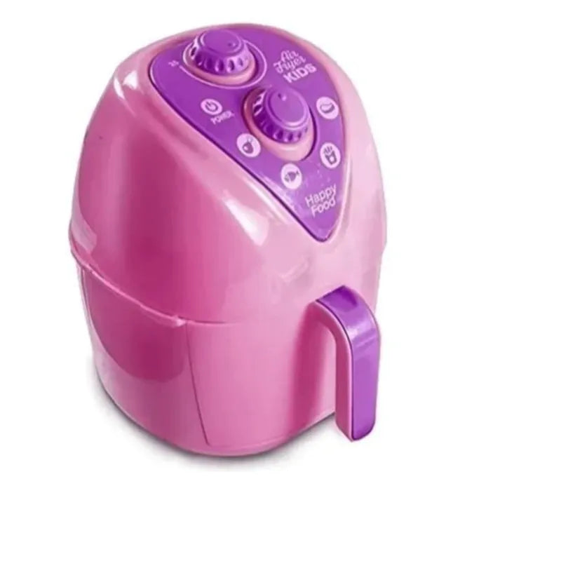 Kit Cozinha Infantil com 4 Brinquedos Eletrodomésticos Airfryer, Batedeira, Cafeteira Capsula e Liquidificador Educativo Meninas - Doca Play