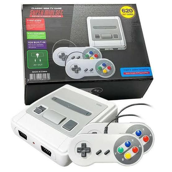 Super Mini Video Game 620 Retro 8 Bits 2 Nitendo Controls Doca Play