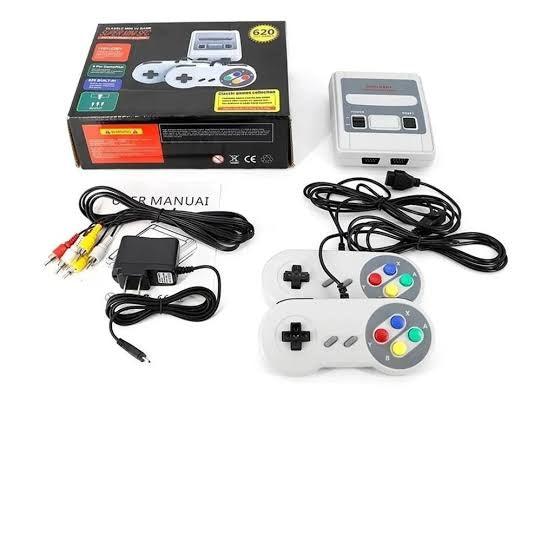 Super Mini Video Game 620 Retro 8 Bits 2 Nitendo Controls Doca Play